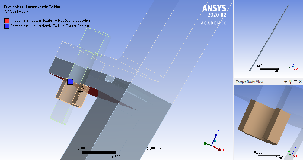 Lower Nozzle to Bolt