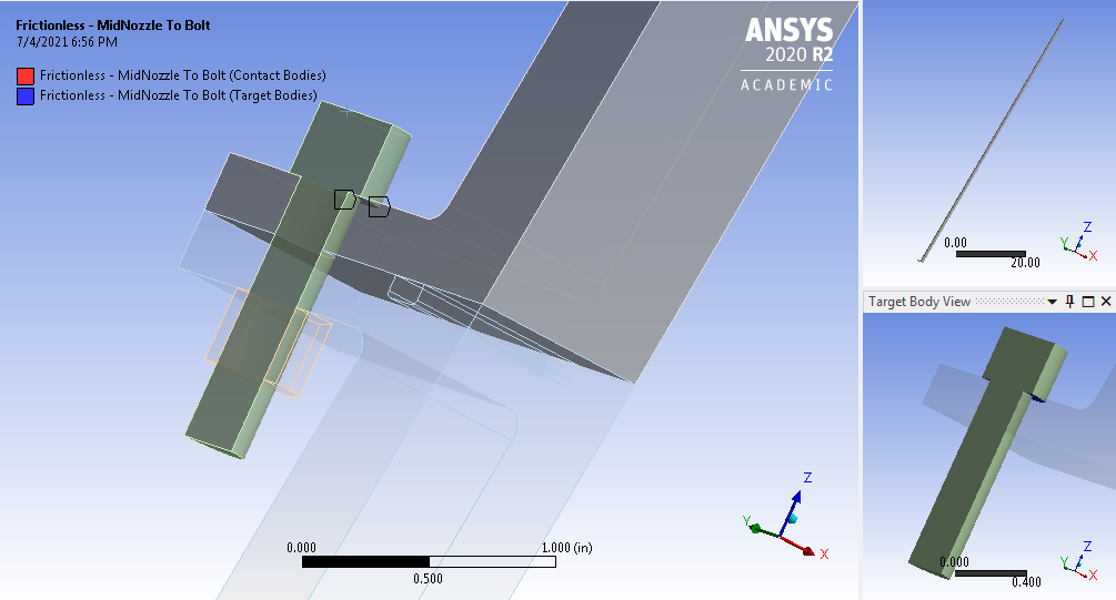 Middle Nozzle to Bolt